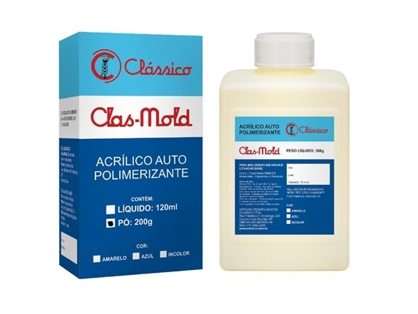 Resina Acrílica Auto Clas Mold - Clássico