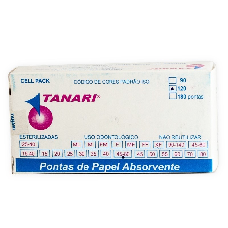Pontas De Papel Esteril Cell Pack 15-40 C/180 - Tanari