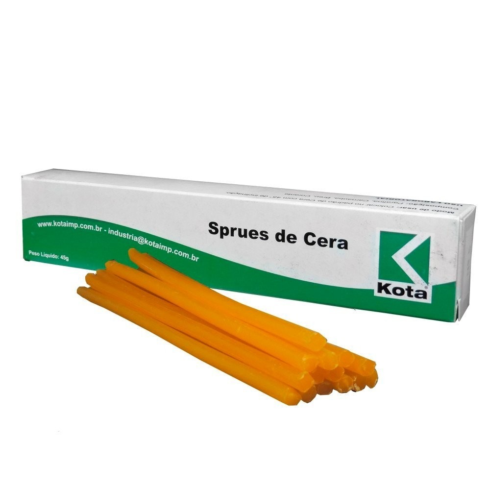 Cera Em Sprue Fundicao 2mm 45g - Kota