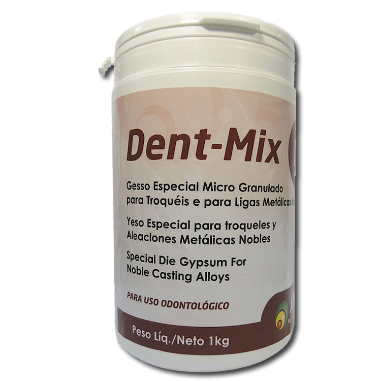 Gesso Especial Dent-Mix Salmao 1kg - Asfer