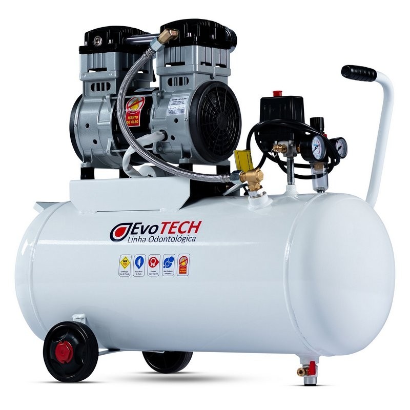 Compressor Odontológico 50L 2HL 10BPO RCH S/OLEO 220V - Evotech