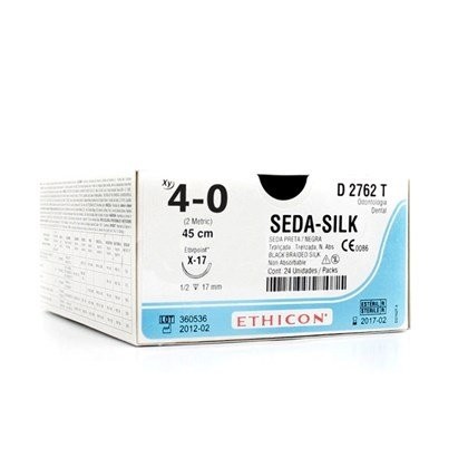 Fio De Sutura Seda 4-0 - Ethicon