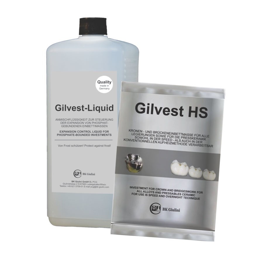 Revestimento Gilvest Hs 4,5kg Com 1 Litro - Bradent
