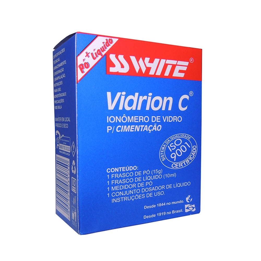 Ionômero de Vidro Para Cimentação Vidrion C  - SS White