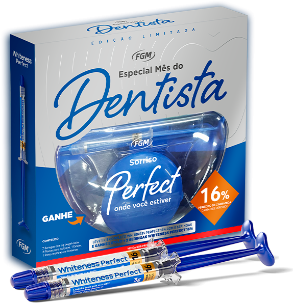 Clareador Whiteness Perfect 16% - Especial Mês do Dentista  - FGM