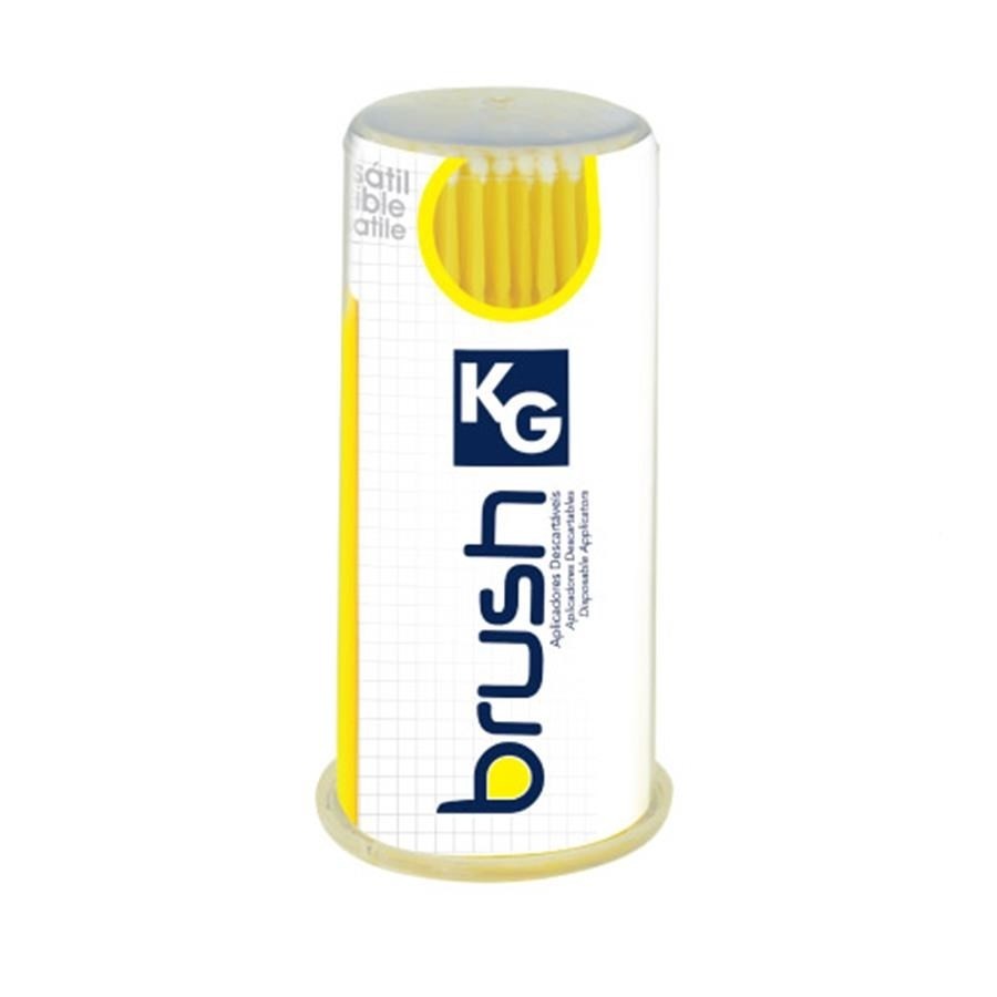 Pincel Microbrush Regular Amarelo - Kg