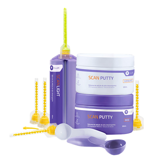 Kit Silicone De Adicao Scan Putty + Scan Regular - Yller