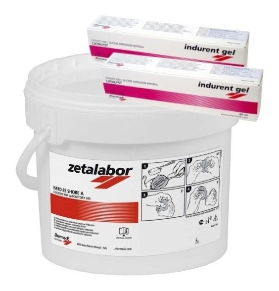 Silicone P/ Lab Zetalabor 5kg + 2 Indurent - Zhermack