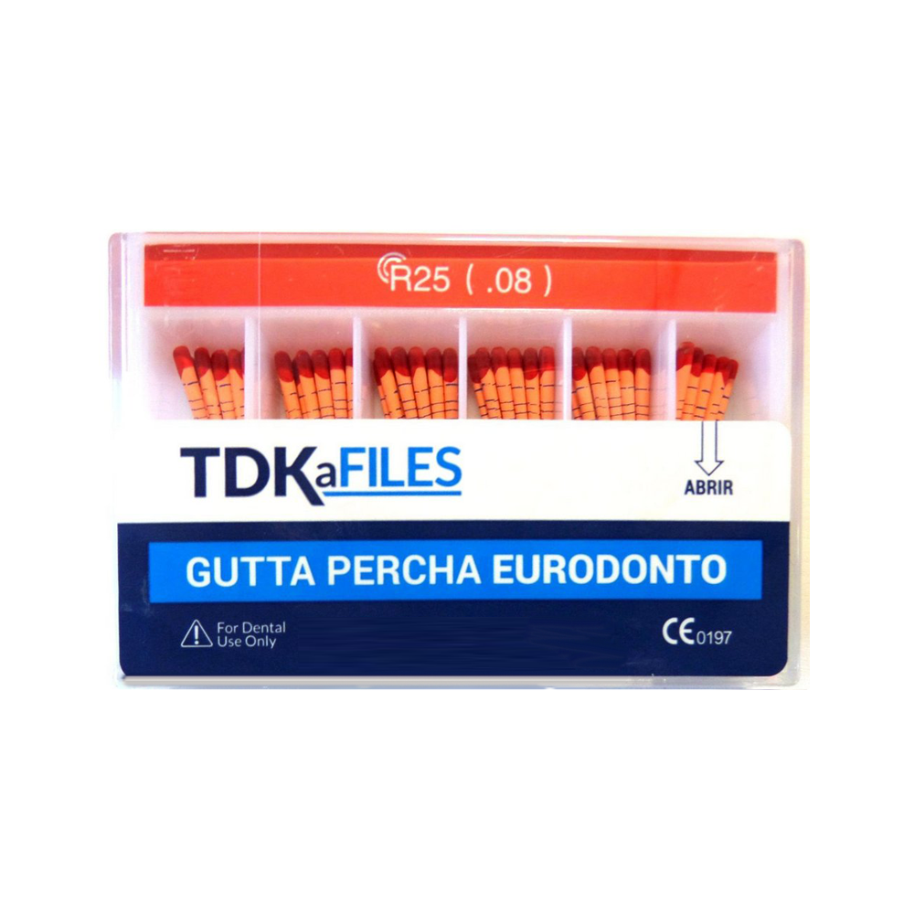 Guta Percha V-File G22 R25 (.08) - TDK