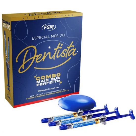 Clareador Whiteness Perfect 16% - Especial Mês do Dentista  - FGM