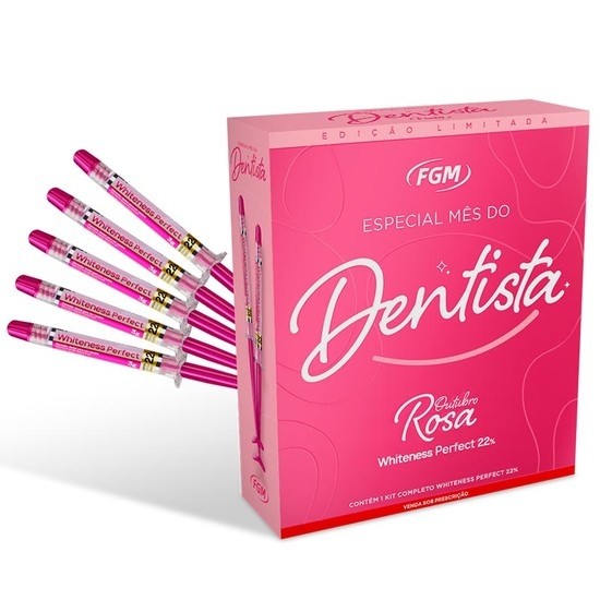 Clareador Whiteness Perfect 22%  Especial Outubro Rosa - FGM