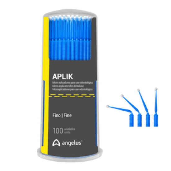 Pincel Aplik Fino Azul - Angelus