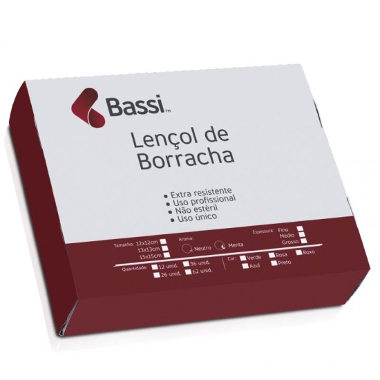 Lencol De Borracha Verde Bassi 15x15 - Easy 