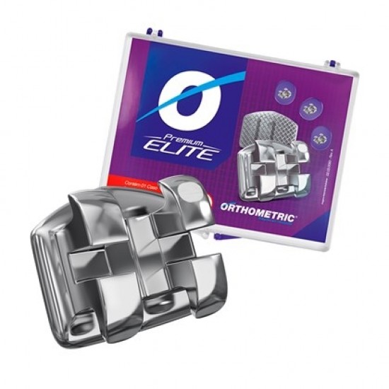 Braquete Premium Elite Roth 022  Mini C/G 1 Caso - Orthometric