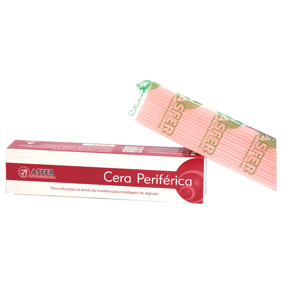 Cera Ortodôntica Periférica nº 7 Rosa 28 Bastões - Asfer