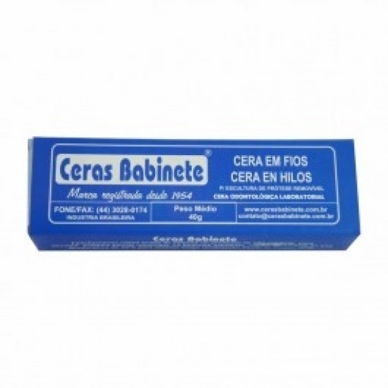 Cera Em Fios 5 Azul 40g - Babinete