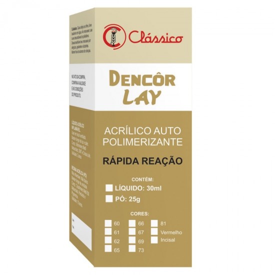 Resina Acrílica Dencor Lay (Pó) - Clássico