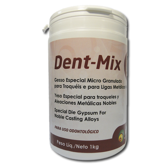 Gesso Especial Dent-Mix Salmao 1kg - Asfer