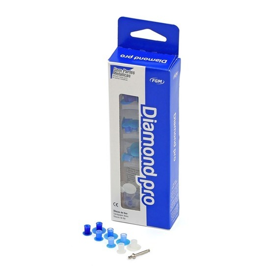 Disco de Lixa Diamond Pro Kit Sortido c/ 56 8/12 Mm - Fgm