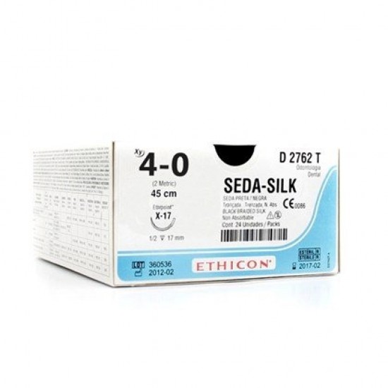 Fio De Sutura Seda 4-0 - Ethicon