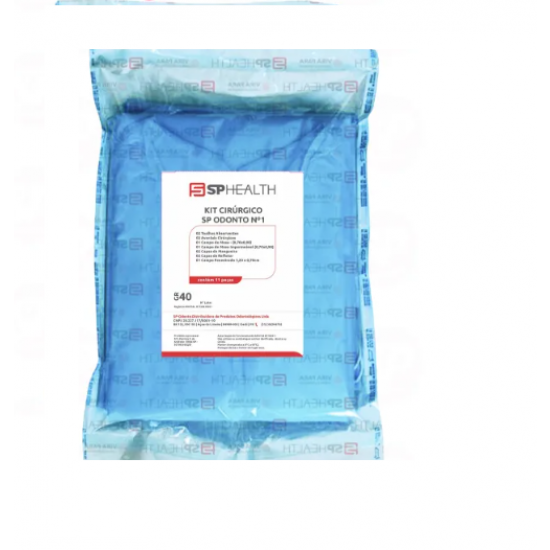 Kit Cirurgico Nº 01 GR 40 Azul - SP Odonto