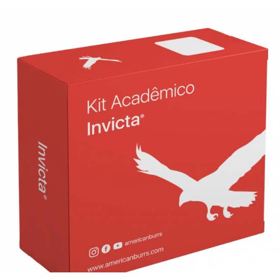 Kit Invicta Dentistica Acabamento Unoeste 16300 - American Burrs