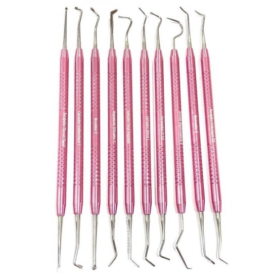 Kit Odontopediatria Infantil Rosa C/ 10 - 6B Invent