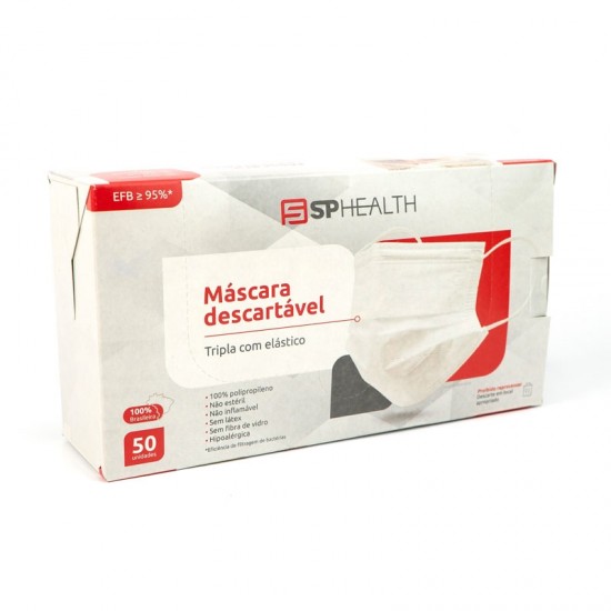 Mascara Tripla Com Elástico Branco - SP Odonto