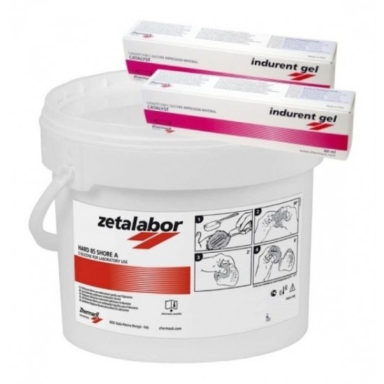 Silicone P/ Lab Zetalabor 5kg + 2 Indurent - Zhermack