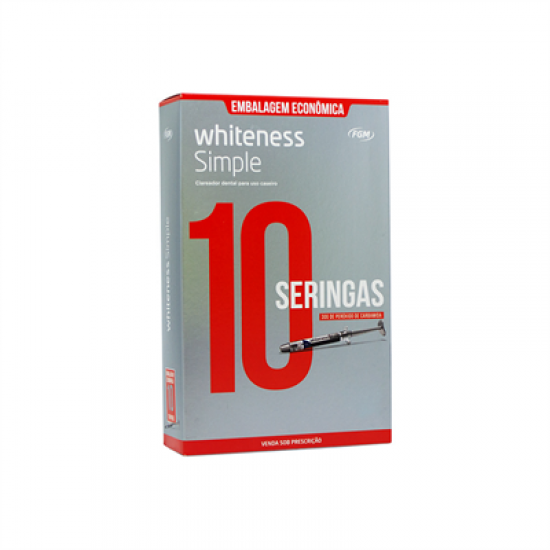 Kit Whiteness Simple 16% C/10 Seringas - Fgm 
