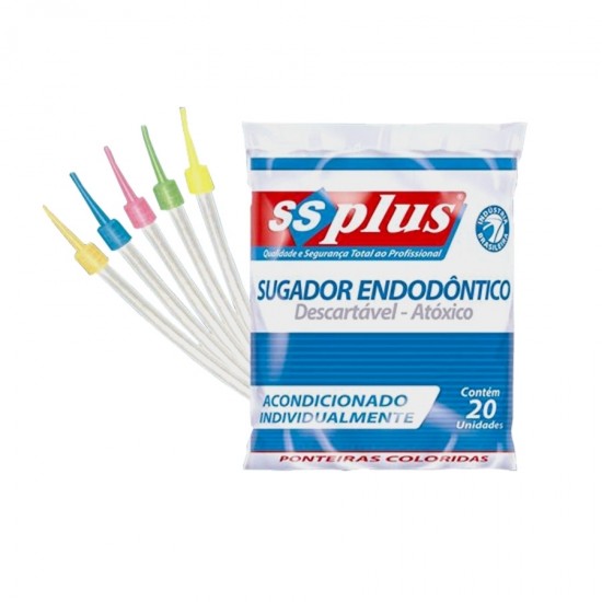 Sugador Endodontico Descartavel - Ssplus