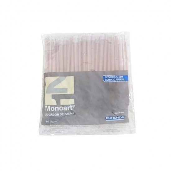 Sugador Descartável Monoart Transparente - Euronda
